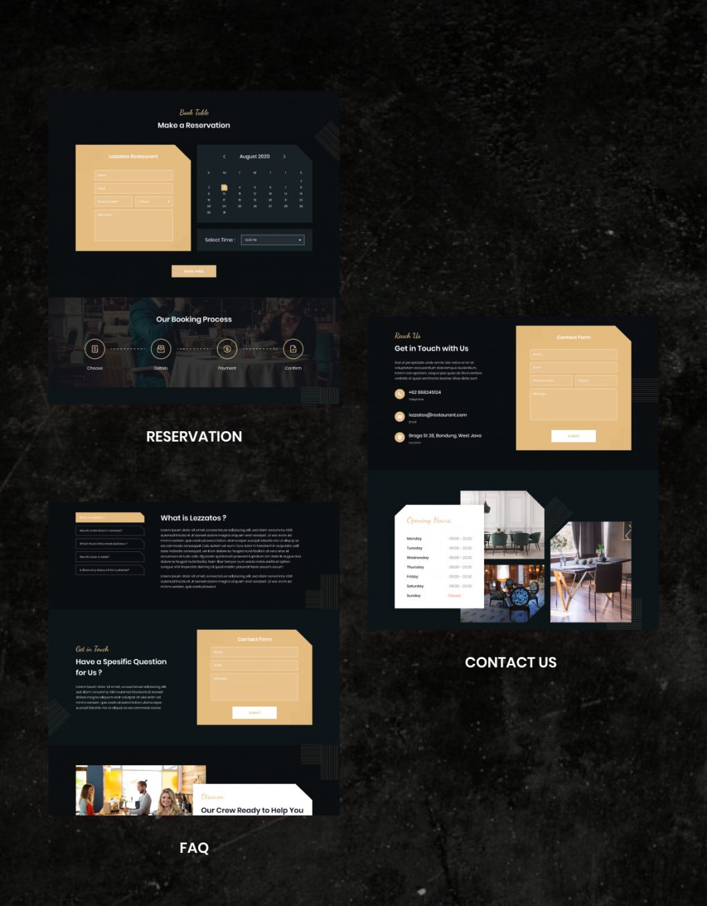 Lezzatos | Restaurant and Cafe for Adobe XD - 3